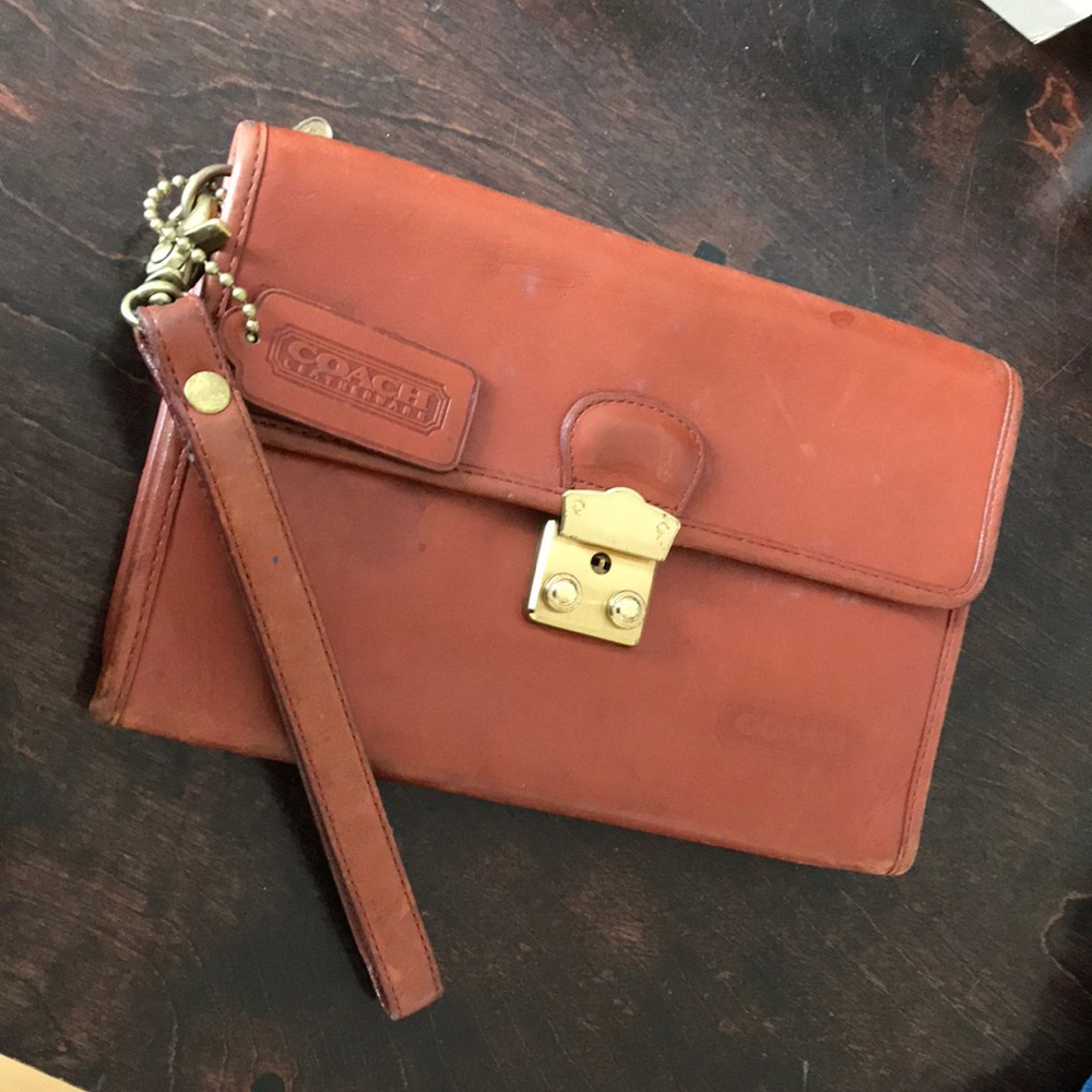 Coach clutch bag. Vintage.